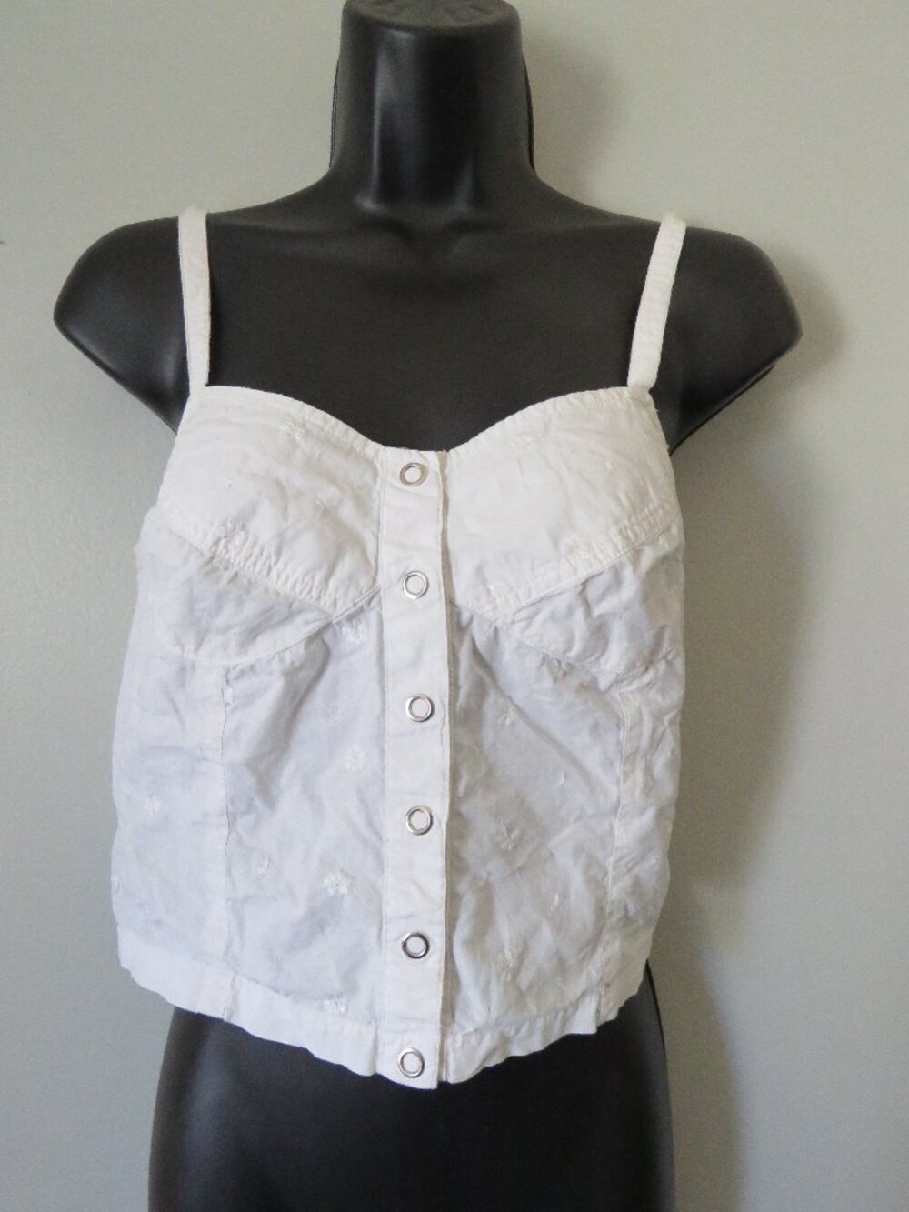 Vintage Stefano International White Tank